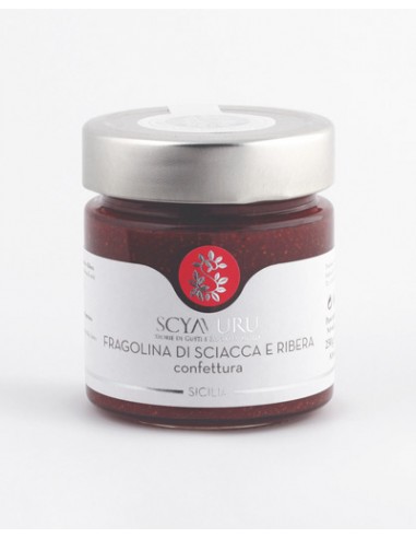 Confiture de fraises de Sciacca et Ribera 220 gr Scyavuru