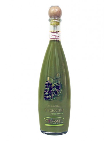 Licor de crema de pistacho 50 cl Coral Sorsi di Sicilia