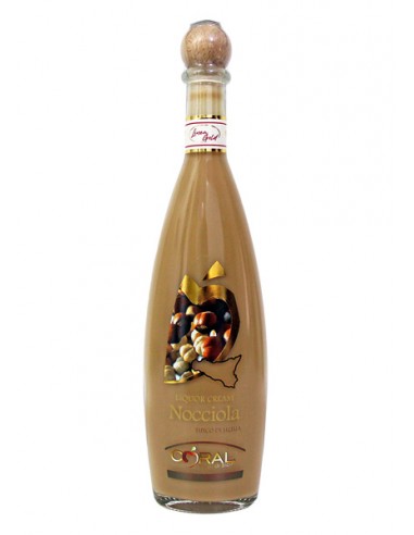 Hazelnut cream liqueur 50 cl Coral Sorsi di Sicilia