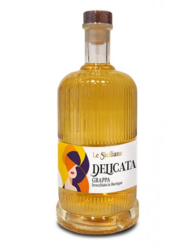 Delicata Grappa invecchiata in barrique 10 cl Distillerie