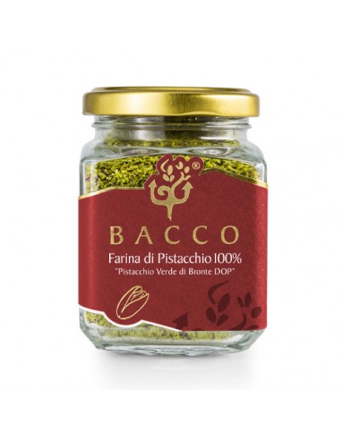 100% DOP Pistachio Flour 100g Bacco