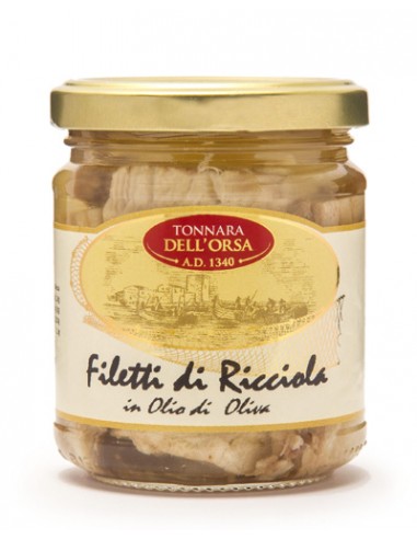 Filetti Di Ricciola In Olio Di Oliva 200 gr F. Mattina e C