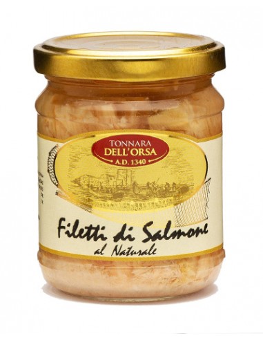 Filetti Di Salmone Al Naturale 200 gr F. Mattina e C