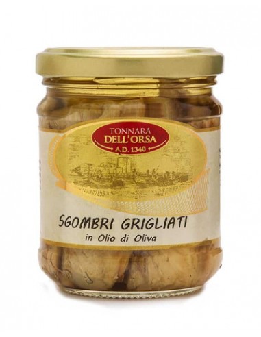 Filetti Di Sgombro Grigliati In Olio Di Oliva 200 gr F. Mattina