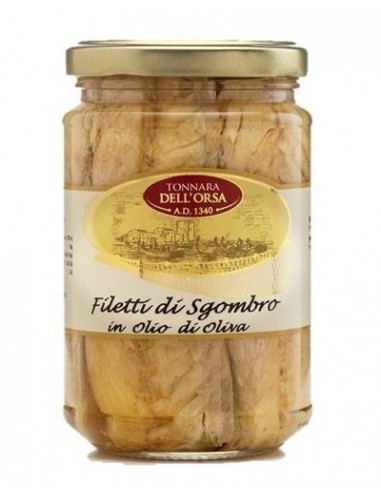 Filetti Di Sgombro In Olio Di Oliva 300 gr F. Mattina e C