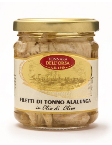 Alalunga Tuna Fillets in Olive Oil F.lli Mattina & C.