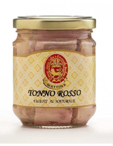 Filetti Di Tonno Rosso Al Naturale 200 gr F. Mattina e C