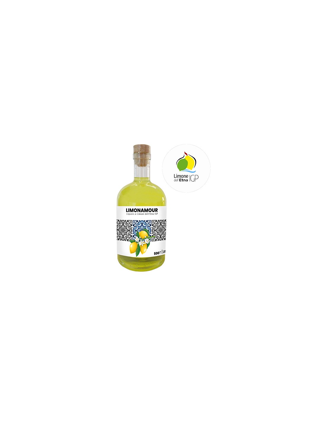 Limoncello Limonamour Distillerie cl 50 dell\'Etna