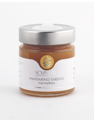 Späte Mandarinenmarmelade 250 gr Scyavuru