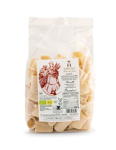 Russello durum wheat semolina paccheri Albacara