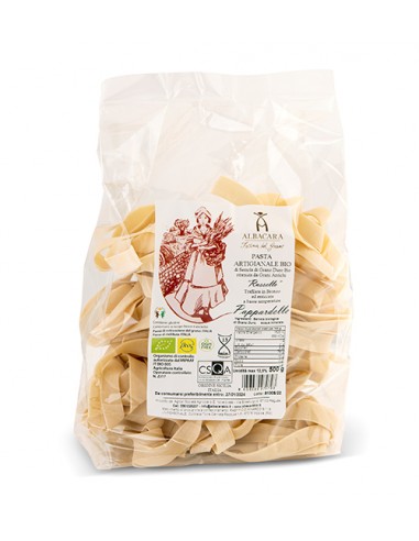 Pappardelle made from Russello durum wheat semolina Albacara