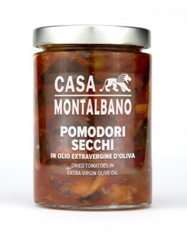 Dried Tomatoes in Extra Virgin Olive Oil 280 gr Casa Montalbano