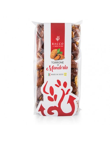 Torrone di Mandorla 100 gr Bacco