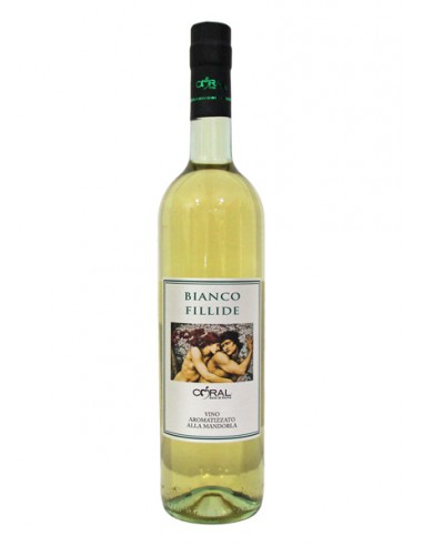 Vin Blanc Inzolia Amande Aromatisée Blanc Fillide 75 cl Coral