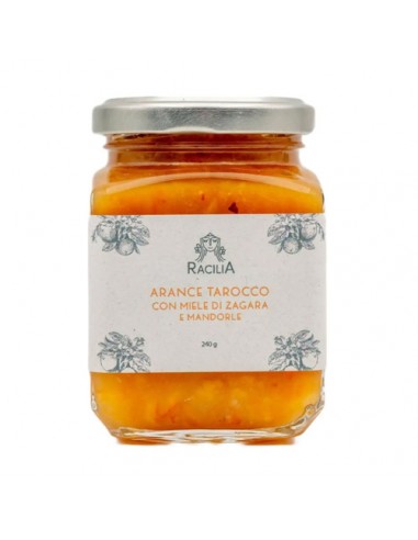 Tarocco orange marmalade with orange blossom almonds and honey