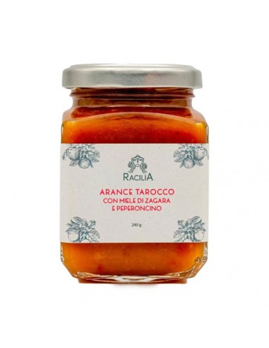 Marmellata di arance Tarocco con miele di Zagara e peperoncino