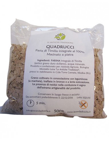 Wholemeal Timila Quadrucci 500 gr Le Antiche Tradizioni