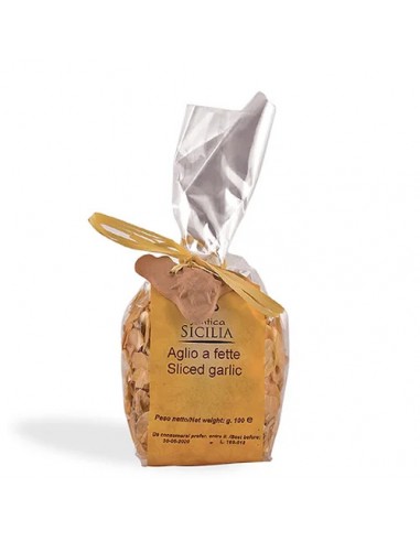 Sliced garlic 100g Antica Sicilia