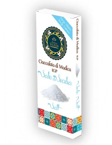 Chocolat Modica IGP au sel de Sicile 100 gr Antica Sicilia