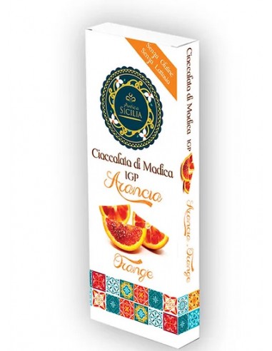 Chocolat orange Modica IGP 100g Antica Sicilia