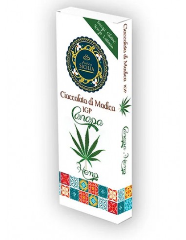 Modica PGI hemp chocolate 100g Antica Sicilia