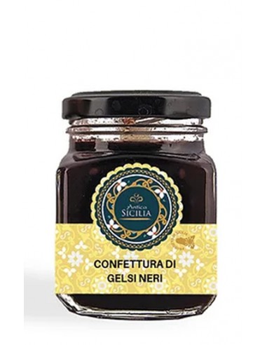 Confiture extra de mûrier noir 210 gr Antica Sicilia