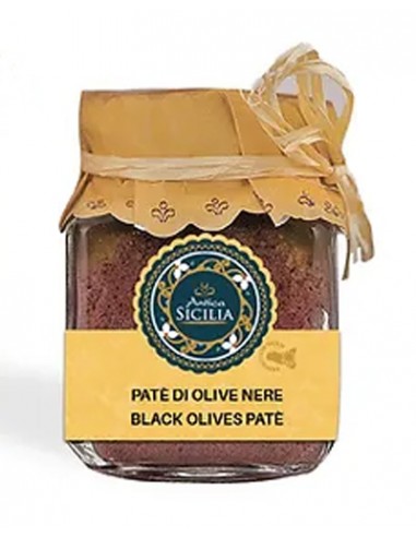 Black olive paté 180 gr Antica Sicilia