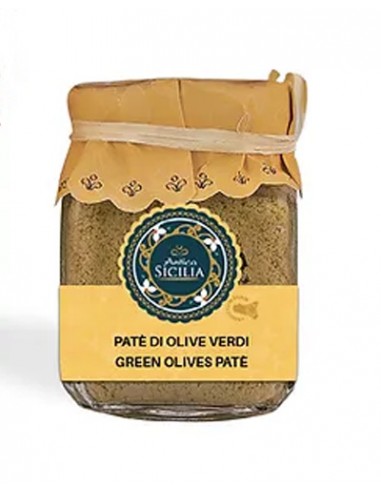 Green olive pâté 180g Antica Sicilia