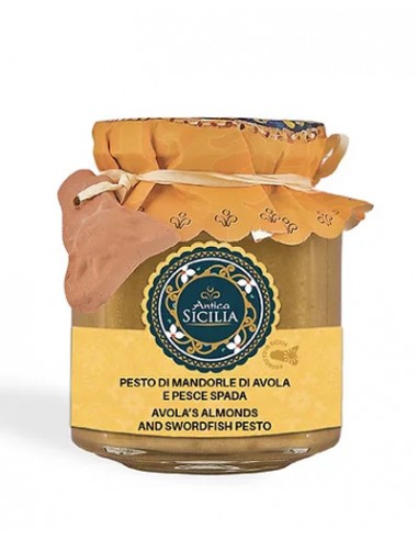 Almond pesto with smoked swordfish 180 gr Antica Sicilia