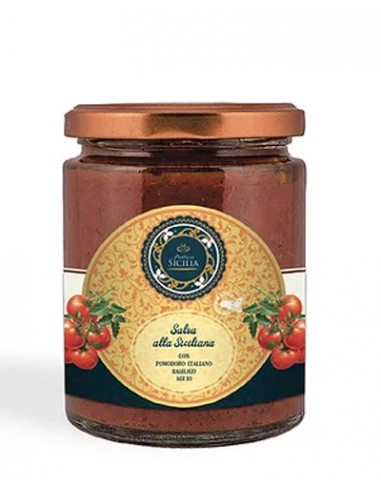 Salsa siciliana (albahaca) 280 gr Sicilia antigua