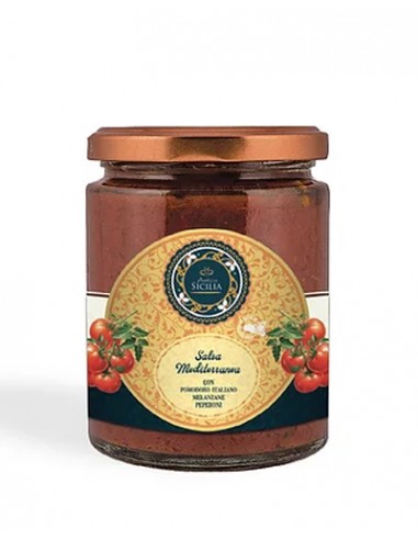 Mediterrane Soße (Auberginen und Paprika) 280 gr Antica Sicilia