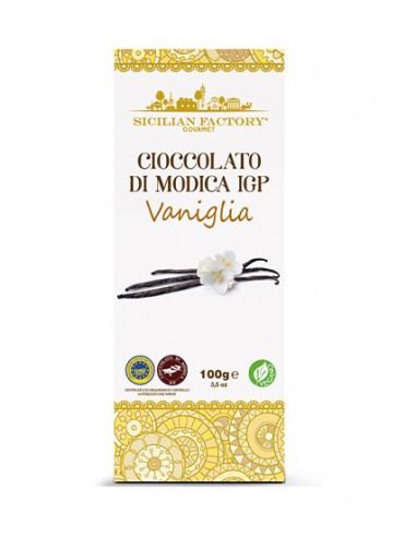 Cioccolato di Modica IGP Vaniglia 100 gr