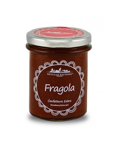 Confiture Extra de Fraises 240 gr Sicilian Factory