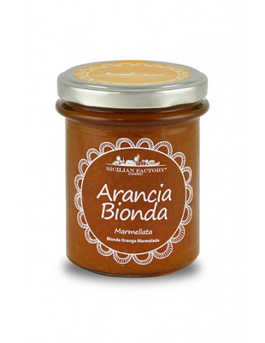 Blonde orange marmalade 240 gr Sicilian Factory