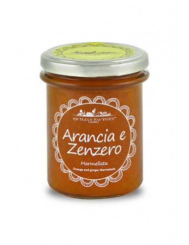 Confiture d'orange et gingembre 240 gr Sicilian Factory