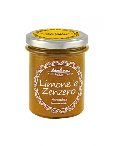 Confiture de citron et gingembre 240 gr Sicilian Factory