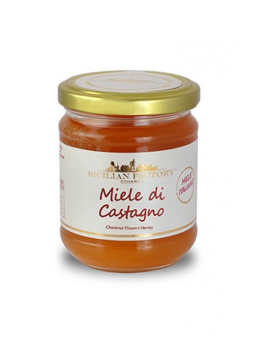 Miel de châtaignier 250 gr Usine Sicilienne