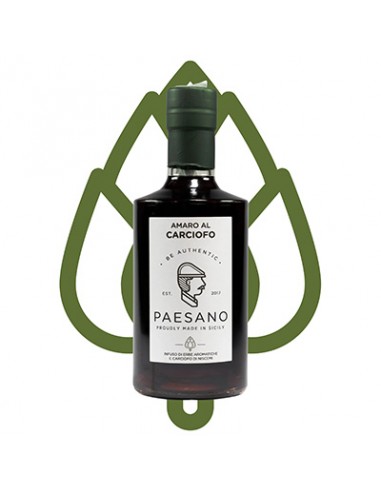 Amaro Al Carciofo Bio di Niscemi 10 cl Paesano