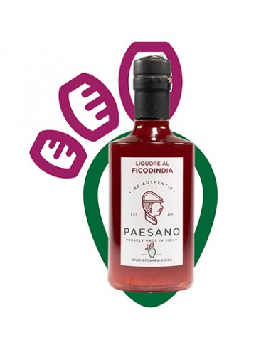 Liquore Al Fico D’India Di Sicilia 10 cl Paesano