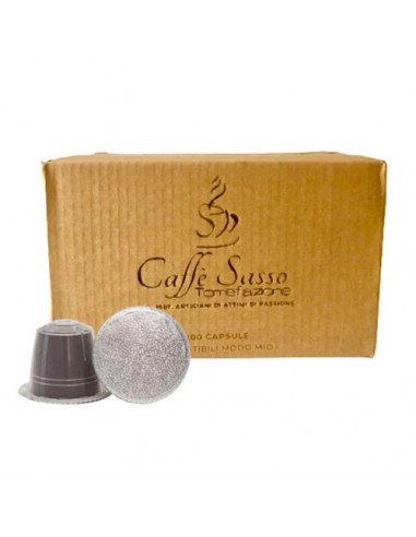 Gran Crema Dek Nespresso capsules 100 pcs Caffè Sasso