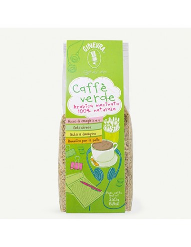 Café Verde Molido 250 gr Ginevra Caffè