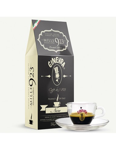 Mille923 Ground Black 250 gr Ginevra Caffè