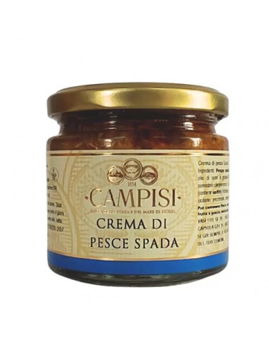 Crema de Pez Espada 210 gr Campisi