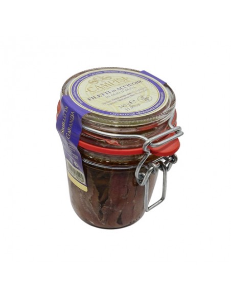 Extra Anchovy Fillets Airtight Jar 340 gr Campisi