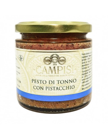 Pesto de Atún con Pistacho 210 gr Campisi