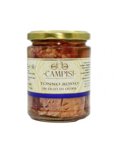 Red Tuna in Olive Oil 300 gr Campisi