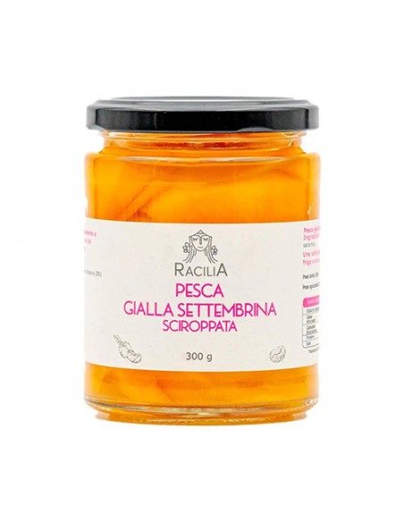 Gelbe Septemberpfirsiche in Sirup Racilia