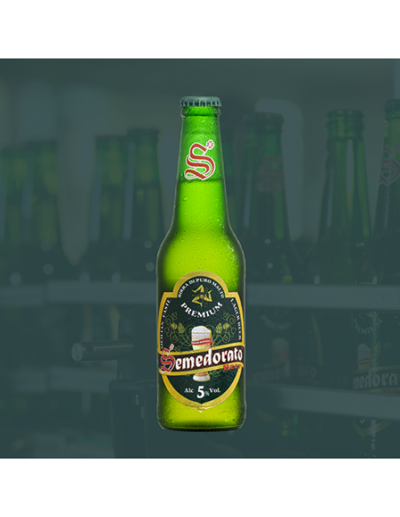 Birra Artigianale Semedorato Premium Lager 33 cl cartone da 24