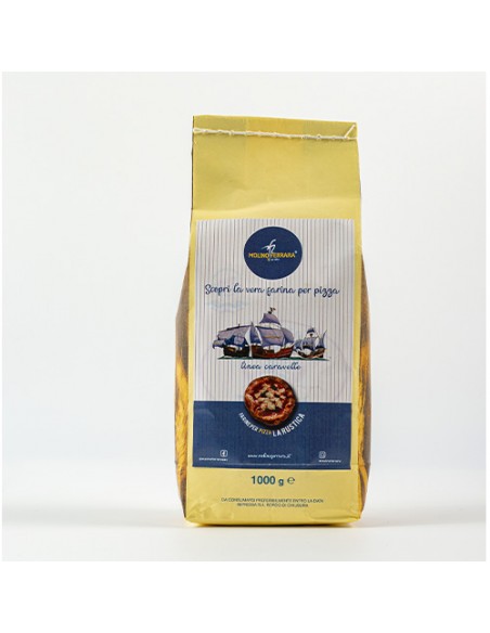 Pizza Flour Caravelle La Rustica Line size 1 kg Molino Ferrara