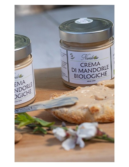 Crema di Mandorle Biologiche senza Latte 190 gr Naristeo